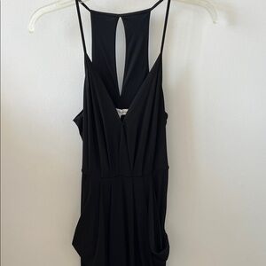 BCBGeneration Black Backless Dress